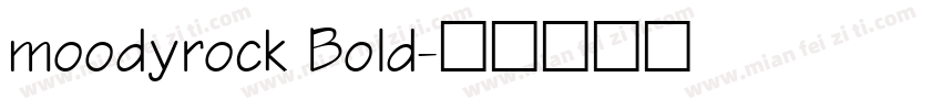 moodyrock Bold字体转换